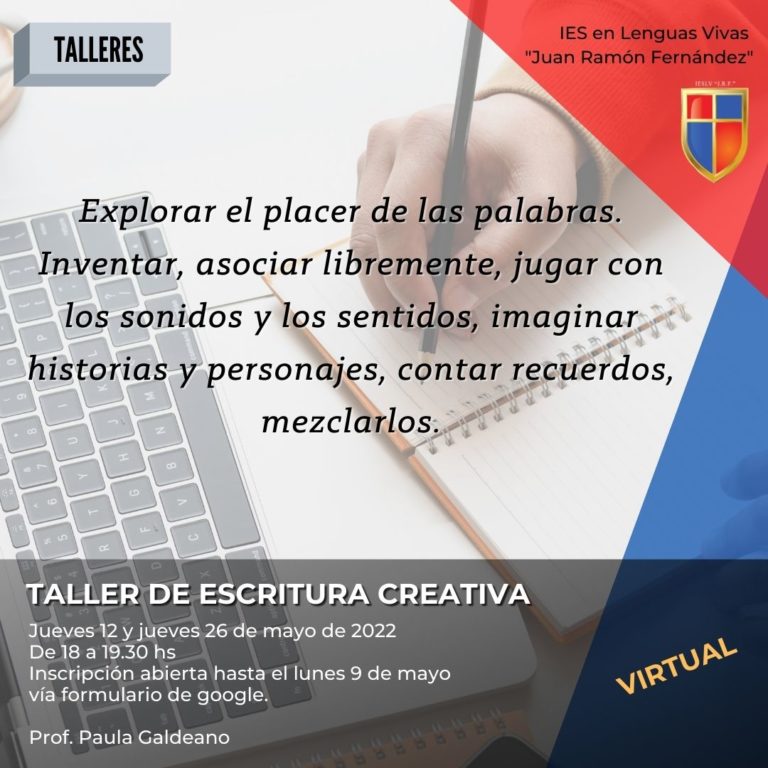 Taller de escritura creativa – IES en Lenguas Vivas "Juan Ramón Fernández"